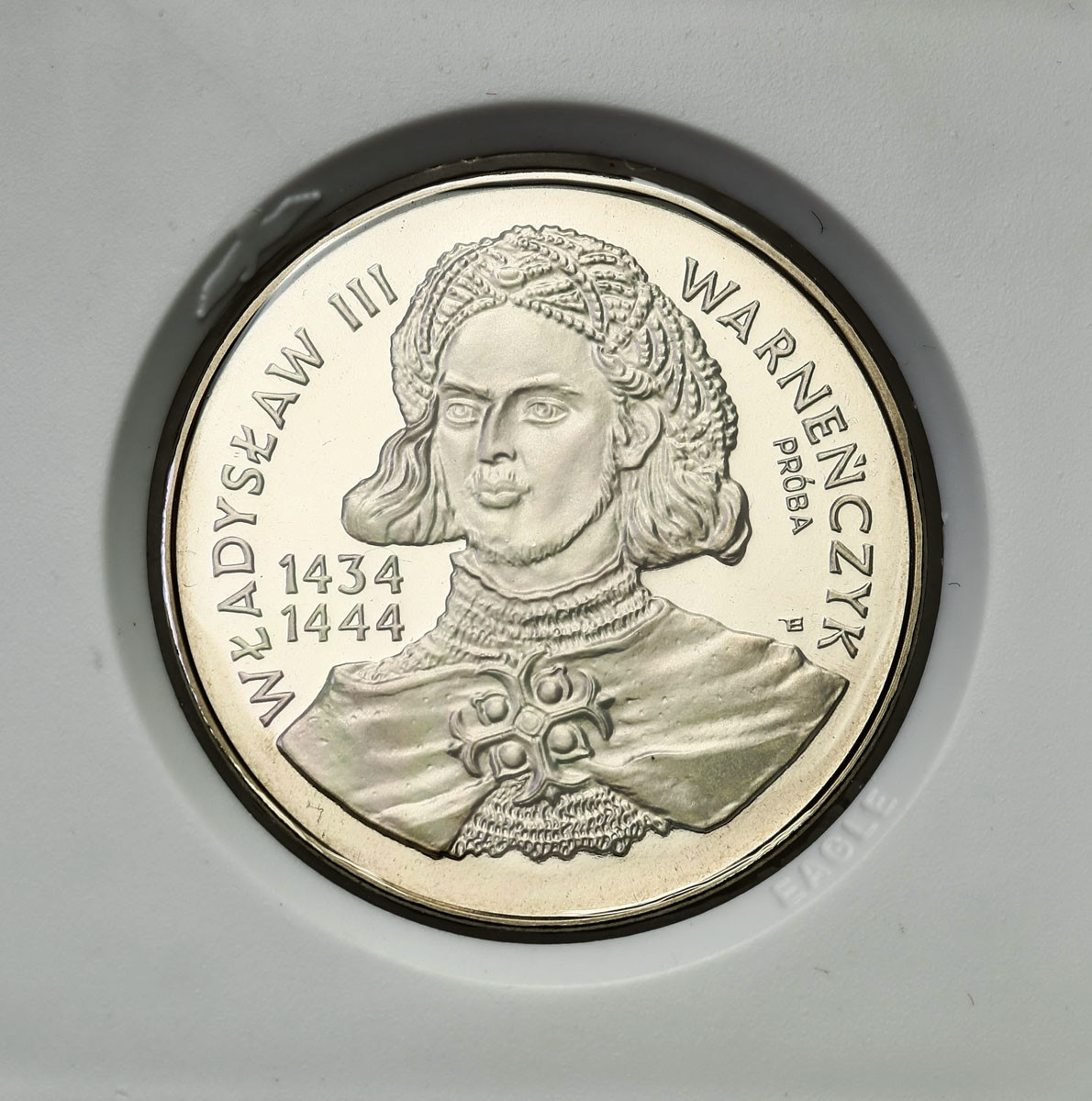 III RP. PRÓBA Nikiel 200 000 złotych 1992 – Władysław Warneńczyk - popiersie